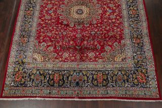VINTAGE Traditional Floral Kashmar RED Area Rug 10 ' x13 ' Hand - made Oriental WOOL 6