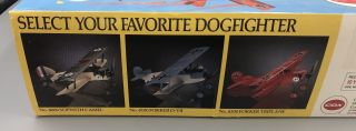 Vintage 1990 Cox Dogfighter You Fly Airplane Model old Stock.  049 Engine 4