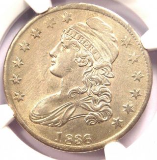 1836 50/00 Capped Bust Half Dollar 50c O - 116 - Ngc Au Details - Rare Variety