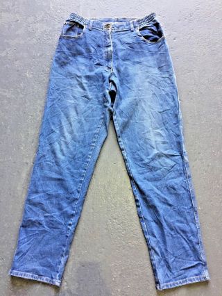 Vintage Women ' s Madonna Mom High Waist Jeans x 100 6