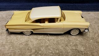 Vintage Amt 1958 Ford Fairlane 500 Dealer Promo In Ivory / White