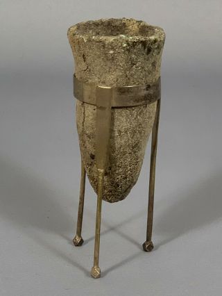 180422 - Extremly Rare And Old Gold Smelt Cup 6th - 9th Century - Ethiopia.