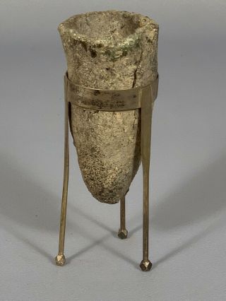 180422 - Extremly Rare and Old Gold smelt cup 6th - 9th century - Ethiopia. 2