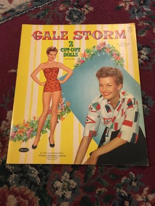 Gale Storm Cut - Out Dolls 1959 Whitman