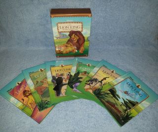 Vntg The Lion King 6 Six Adventures Walt Disney Grolier Books Set 1994 Read