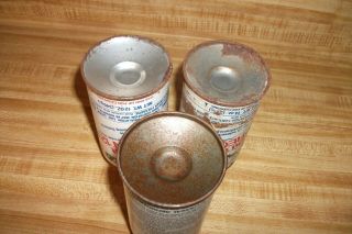 NOS Vintage (2) 14 oz.  & (1) 12 oz.  Cans R12 Refrigerant Freon DuPont & National 3