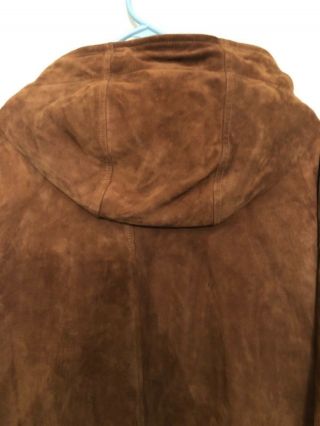 VINTAGE POLO by Ralph Lauren MENS suede leather winter coat Great coat SIZE XXL 7