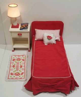 American Girl Doll Molly Bedroom Set Pleasant Company Nightstand Accessories