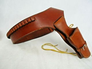 Vintage Authentic Arvo Ojala Quick Draw Leather Holster 4661 44 Xl Belt