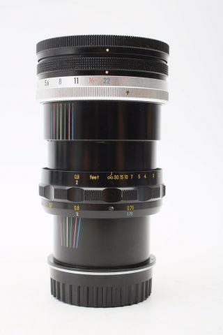 Nikon 5.  5cm f3.  5 Micro - Nikkor PreSet v.  1 55mm 1:1 Lens 55/3.  5 MACRO F lens,  RARE 3