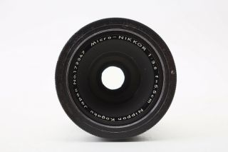 Nikon 5.  5cm f3.  5 Micro - Nikkor PreSet v.  1 55mm 1:1 Lens 55/3.  5 MACRO F lens,  RARE 6