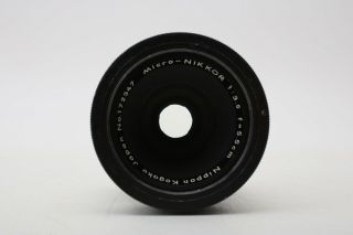 Nikon 5.  5cm f3.  5 Micro - Nikkor PreSet v.  1 55mm 1:1 Lens 55/3.  5 MACRO F lens,  RARE 7