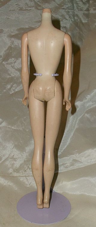 VINTAGE PONYTAIL BARBIE 2 OR 3 T.  M.  1959 / 1960 850 BODY ONLY 2