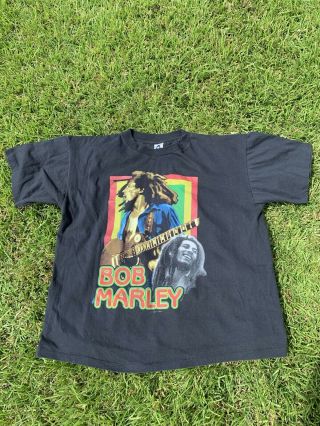 Vintage Single Stitch Bob Marley Exodus Rap Tee Size Xl