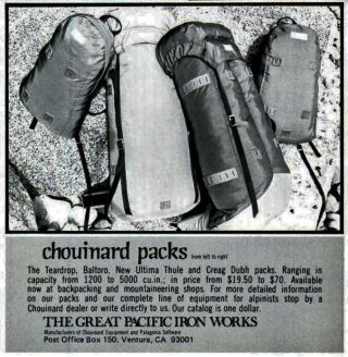 Chouinard Equipment Alpine pack vintage patagonia 4