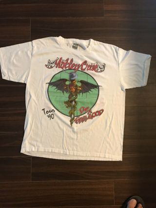 Vintage Motley Crue Concert Shirt 1989 - 90