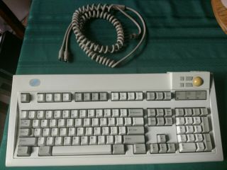Vintage Ibm Model M5 - 2 Keyboard With Trackball 92g7455