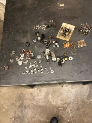 Vintage Mccoy.  19 Engine Parts