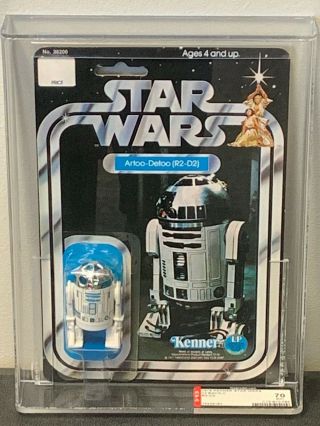 Vintage Star Wars 12 Back R2 - D2 Afa 75 70 85 Kenner 1978 Moc R2d2 Artoo Detoo