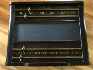 Antique Brunswick Billiard Snooker Scoreboard Gold Lettering