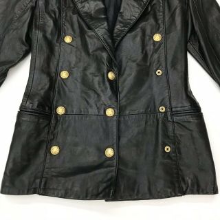 Vintage Michael Hoban North Beach Leather Blazer 2