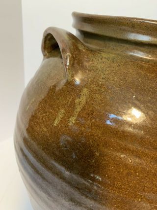 Dave The Slave Edgefield Pottery Jar Alkaline Glaze Jug W/ Handles 2