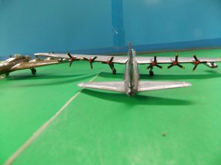 vintage AURORA small scale B - 17 & B - 36 built with old style stand 6