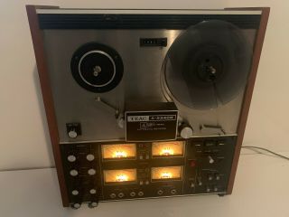 Vintage TEAC A - 2340R Simul - Sync Reel to Reel 4 Channel Tape Deck 2