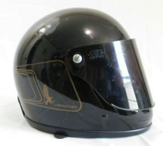 Vintage Arthur Af50 - Dot Fulmer Helmet Rare Black/gold Full Face
