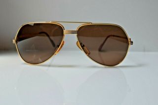 Vintage Cartier Vendome Aviator Luxury Sunglasses