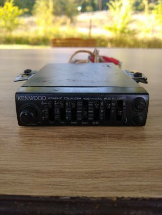 Kenwood Kgc - 4042a Baby Graphic Equalizer Sub Woofer Vtg Old School Auto Audio