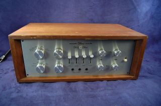 Vintage Marantz 7t Solid State Pre Amplifier W/case For Parts/repair