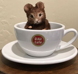 R John Wright Coffee Bean Cafe Mouse Rare Le Rjw Mice
