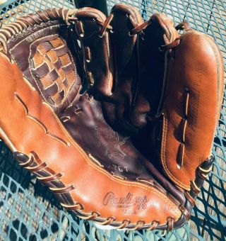 Rawlings Hoh Gold Glove Pro Hf Rare Deer Vintage Cbl14 Baseball Usa Lht