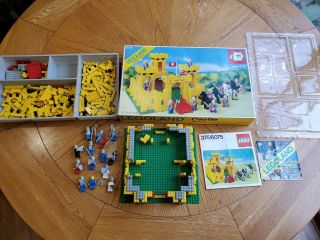 Vintage (1978) Lego 6075 / 375 Yellow Classic Castle Set - W/ Box & Instructions