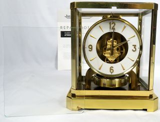 Vintage Atmos Clock Jaeger Lecoultre & Cie Caliber 528 - 8 Swiss 15 Jewel