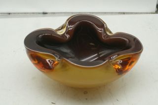Vintage Murano Art Glass Bowl/ashtray Italy