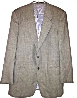 Mani Armani Mens Vintage Union Made Dress Blazer Sport Coat Jacket Suit 40l Wool