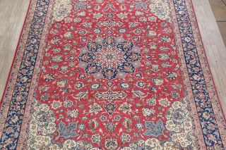 Traditional Floral Area Rugs Hand - Knotted Oriental Dinning Room Carpet 10x14 RED 3
