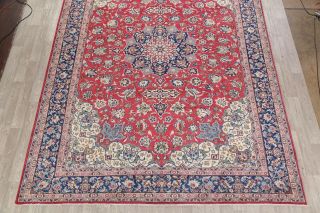 Traditional Floral Area Rugs Hand - Knotted Oriental Dinning Room Carpet 10x14 RED 5
