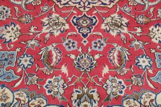 Traditional Floral Area Rugs Hand - Knotted Oriental Dinning Room Carpet 10x14 RED 9