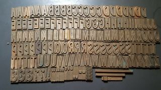 Vintage Brass Letter Press Printing Typesetting Font Blocks 1 " 72 Pt Type
