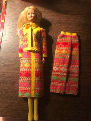 Vintage Mod Francie Barbie 3460 Change Offs Very Hard To Find In Very Good