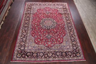 Vintage Traditional Floral RED Area Rug Hand - Knotted Living Room 10x13 3