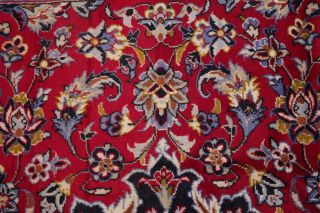 Vintage Traditional Floral RED Area Rug Hand - Knotted Living Room 10x13 5