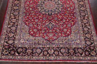 Vintage Traditional Floral RED Area Rug Hand - Knotted Living Room 10x13 6