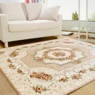 European Style Living Room Carpet Vintage Big Area Rug For Bedroom Floor Mat