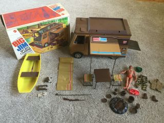 Vintage 1972 Big Jim Sports Camper With Big Jim And Extra Accessories