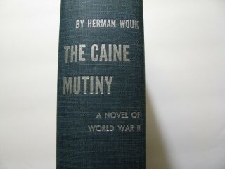 1951 RARE SIGNED TRUE 1ST ED.  THE CAINE MUTINY - HERMAN WOUK –PULITZER PRIZE 8