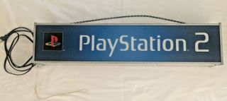 Sony Playstation 2 Vintage Sign Store Display
